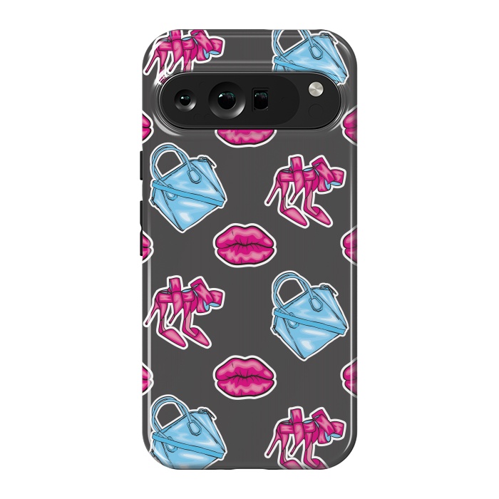 Pixel 9 Pro XL StrongFit Beautiful background of the lips shoes and bags by ArtsCase