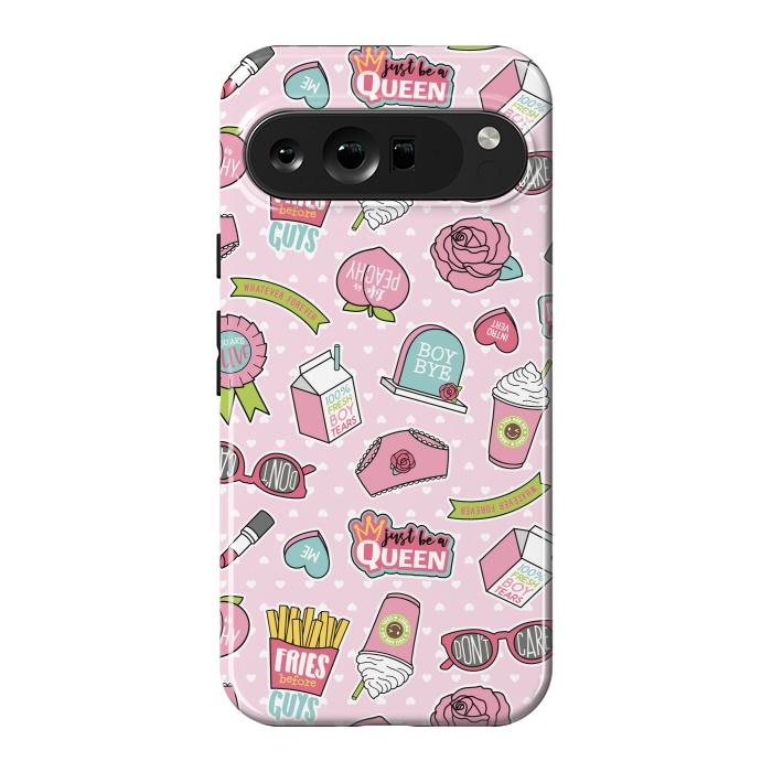 Pixel 9 Pro XL StrongFit Girls Fashion Design With Cute Symbols by ArtsCase