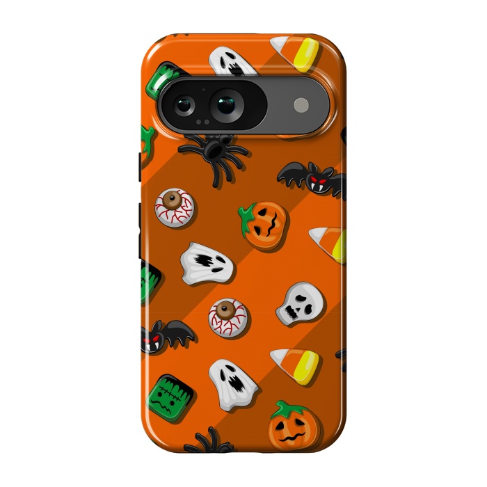 Pixel 9 StrongFit Halloween Spooky Candies Party by BluedarkArt