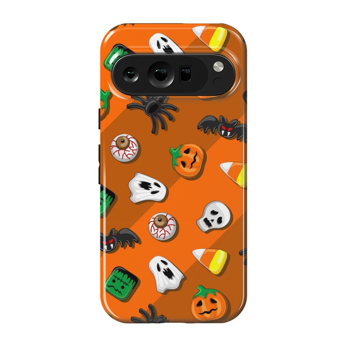 Pixel 9 pro StrongFit Halloween Spooky Candies Party by BluedarkArt