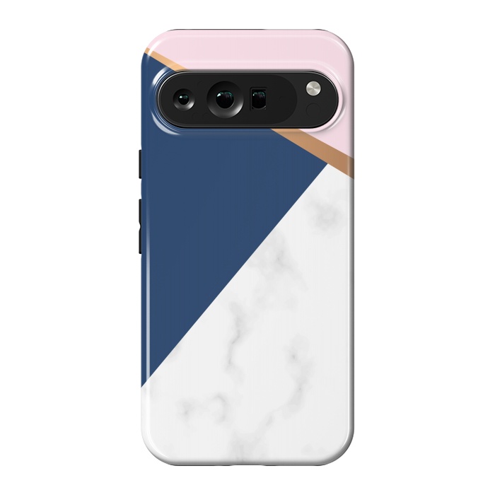 Pixel 9 Pro XL StrongFit Marble geometric design I by ArtsCase