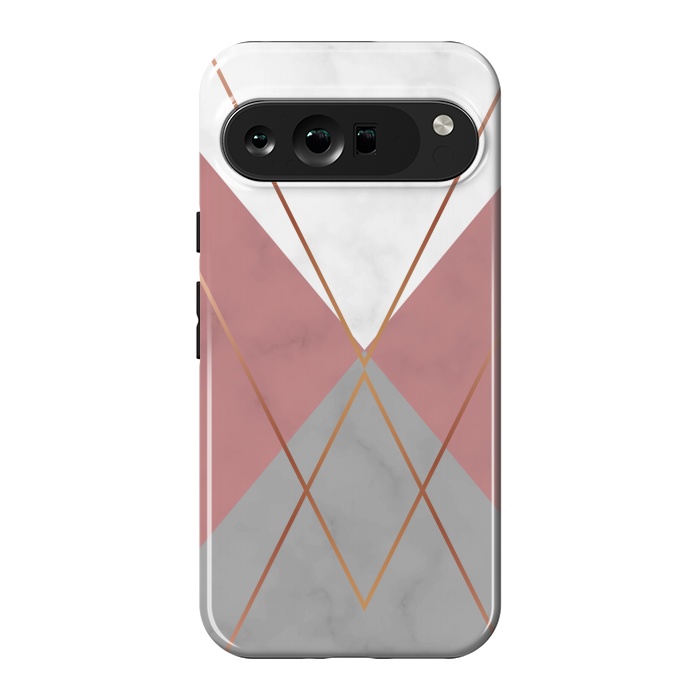 Pixel 9 Pro XL StrongFit Marble Geometric design II by ArtsCase