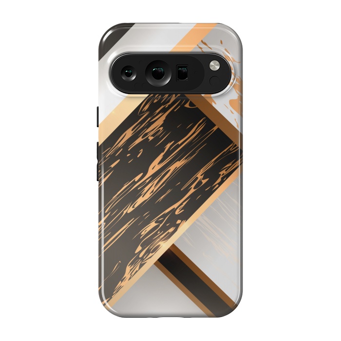 Pixel 9 pro StrongFit Marble Geometric Design IV by ArtsCase