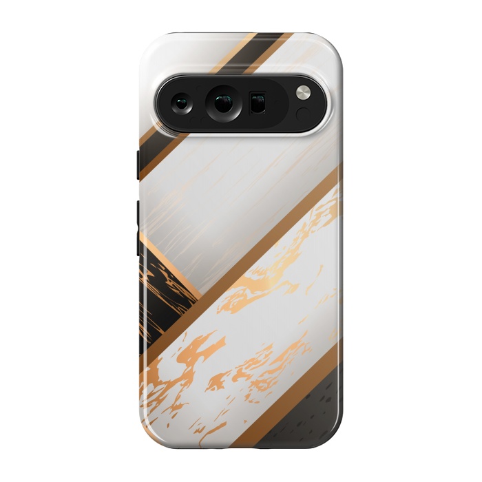 Pixel 9 pro StrongFit Marble Geometric Design VII by ArtsCase