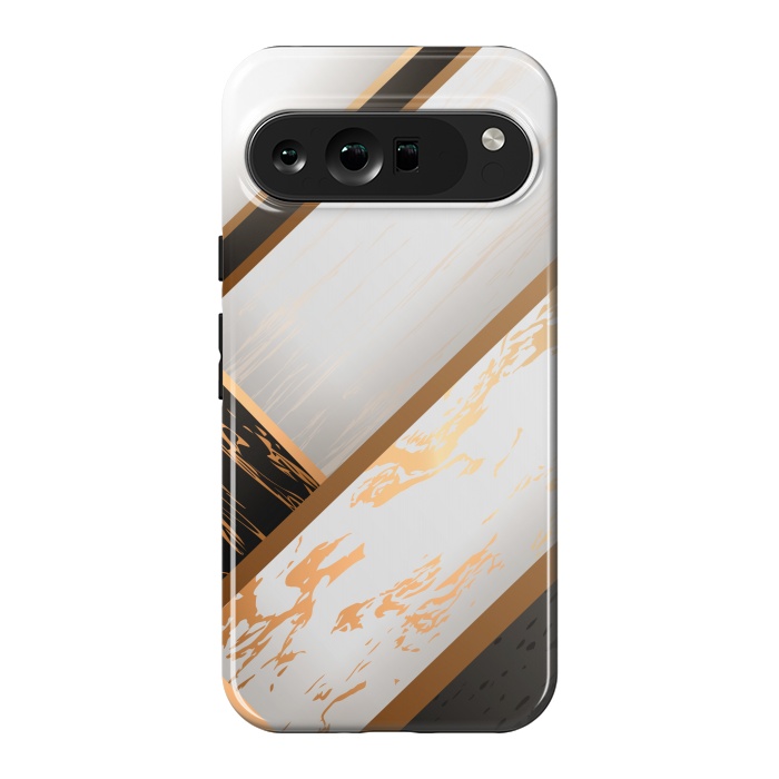 Pixel 9 Pro XL StrongFit Marble Geometric Design VII by ArtsCase