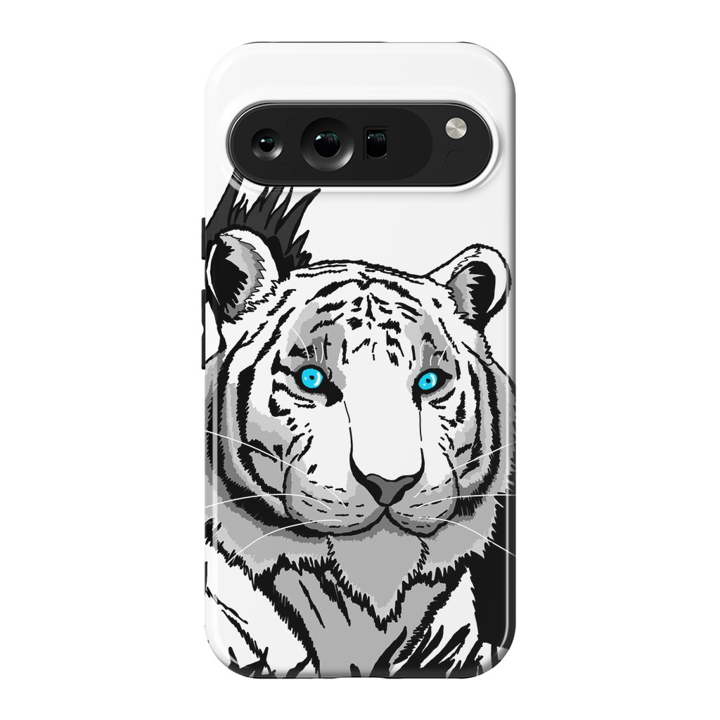 Pixel 9 Pro XL StrongFit The white tiger by Steve Wade (Swade)