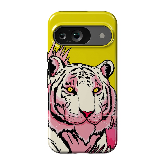 Pixel 9 StrongFit The pink tone tiger by Steve Wade (Swade)