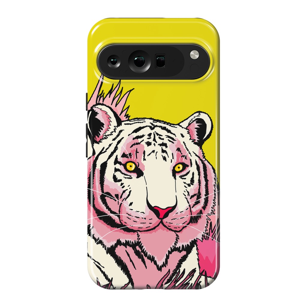 Pixel 9 Pro XL StrongFit The pink tone tiger by Steve Wade (Swade)