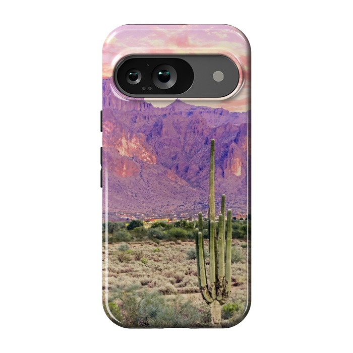 Pixel 9 StrongFit Cactus Sunset by Uma Prabhakar Gokhale