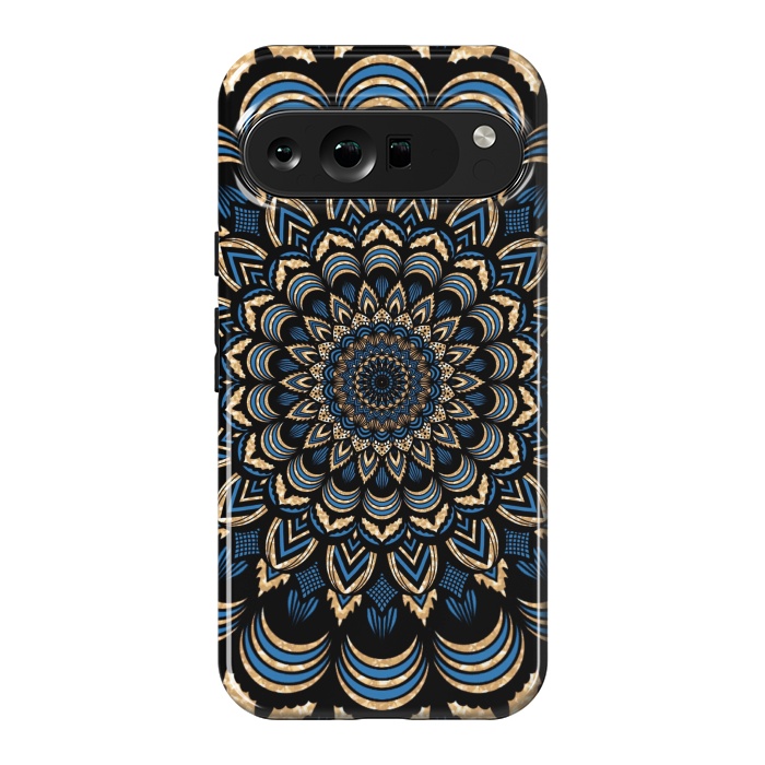 Pixel 9 Pro XL StrongFit Dark blue mandala by Jms