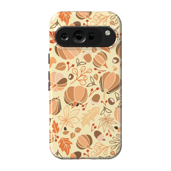 Pixel 9 pro StrongFit Fall Fruits in Orange and Yellow by Paula Ohreen