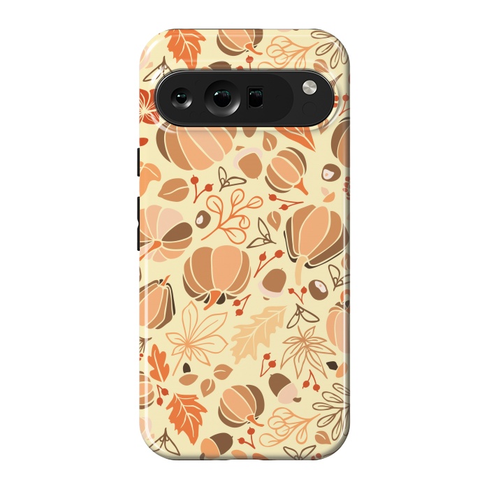 Pixel 9 Pro XL StrongFit Fall Fruits in Orange and Yellow by Paula Ohreen