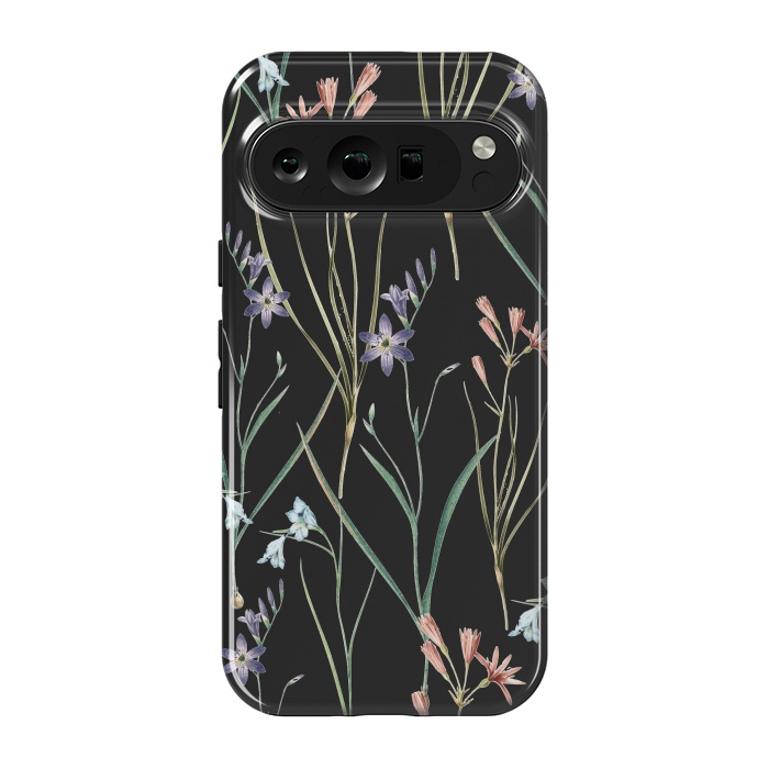 Pixel 9 pro StrongFit Dainty Floral Darkness by Zala Farah