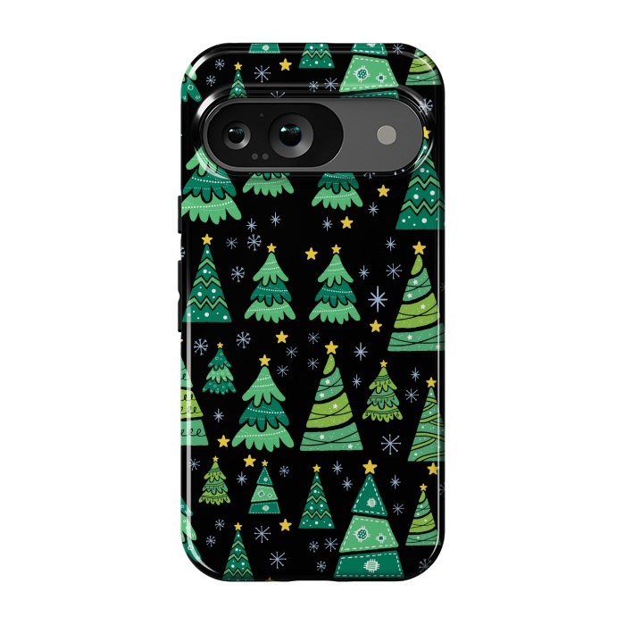 Pixel 9 StrongFit CHRISTMAS TREE PATTERN by MALLIKA