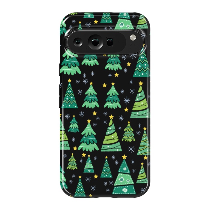 Pixel 9 Pro XL StrongFit CHRISTMAS TREE PATTERN by MALLIKA