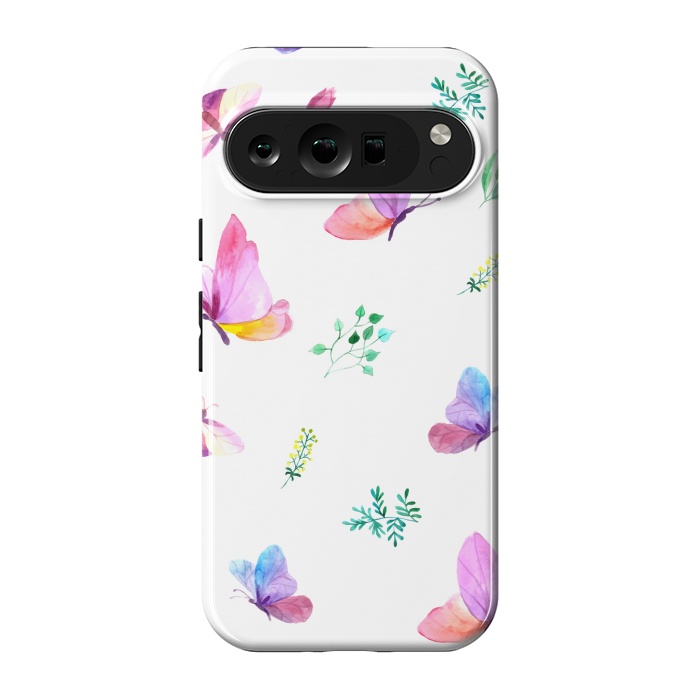 Pixel 9 pro StrongFit watercolor butterflies c by haroulita