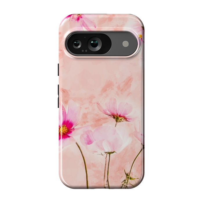 Pixel 9 StrongFit Pink Spring Flower by Creativeaxle