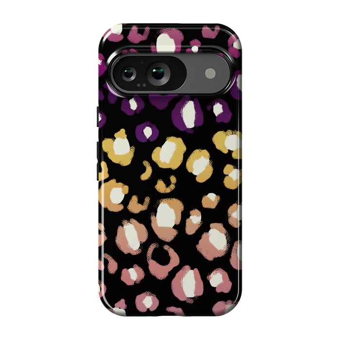 Pixel 9 StrongFit Gradient graphic leopard print by Oana 