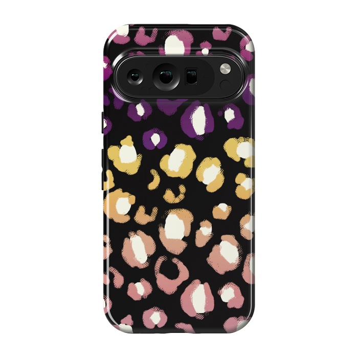 Pixel 9 pro StrongFit Gradient graphic leopard print by Oana 