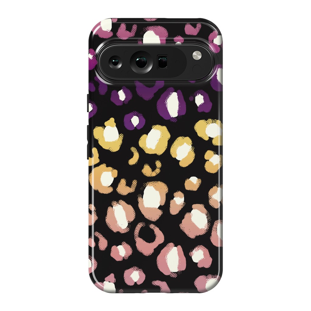 Pixel 9 Pro XL StrongFit Gradient graphic leopard print by Oana 