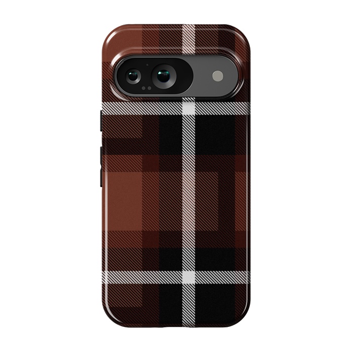 Pixel 9 StrongFit Autumn Foliage Plaid by TMSarts