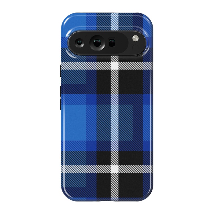 Pixel 9 Pro XL StrongFit Blue Scottish Plaid by TMSarts