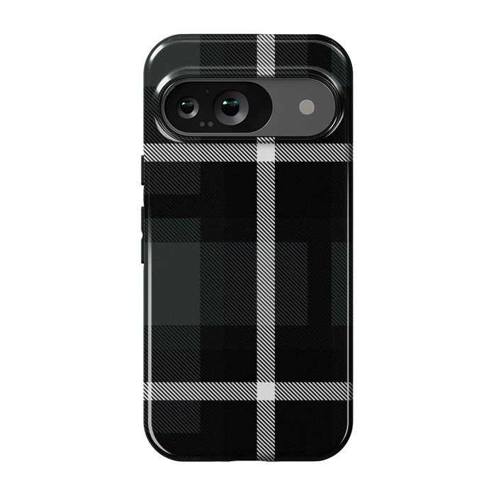 Pixel 9 StrongFit Shadow Scottish Plaid by TMSarts