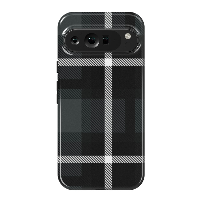 Pixel 9 Pro XL StrongFit Shadow Scottish Plaid by TMSarts