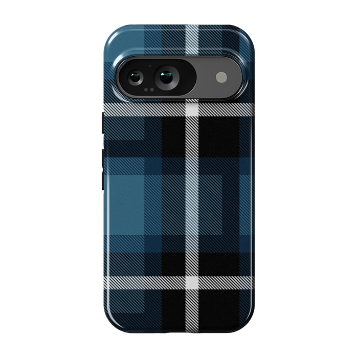 Pixel 9 StrongFit Stone Scottish Plaid by TMSarts