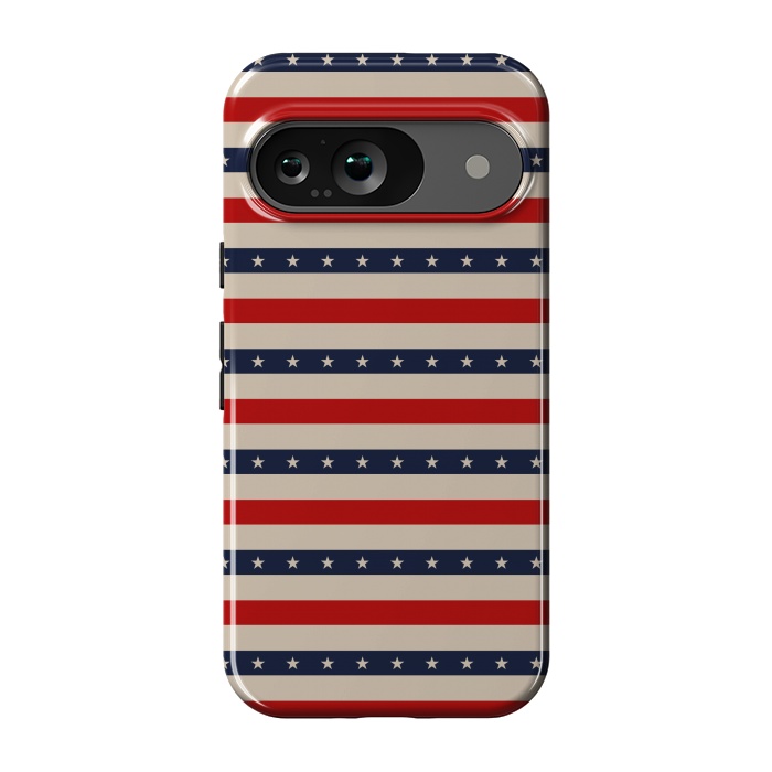 Pixel 9 StrongFit Patriotic Pattern by TMSarts