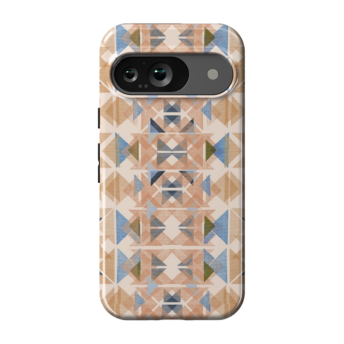 Pixel 9 StrongFit Boho Nomadic Rustic Gold by Ninola Design