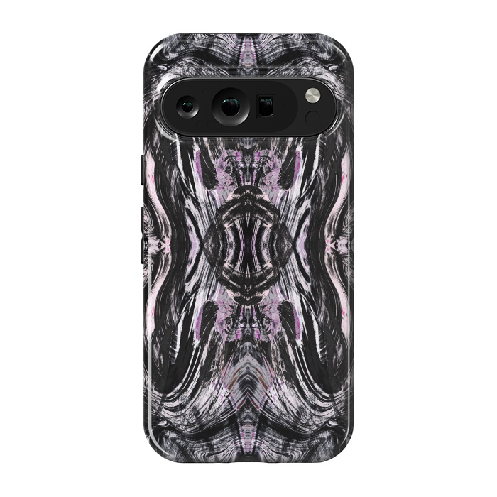 Pixel 9 pro StrongFit Tribal brushstrokes marble by Oana 