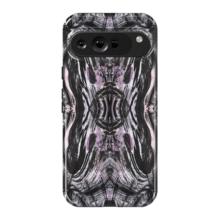 Pixel 9 Pro XL StrongFit Tribal brushstrokes marble by Oana 