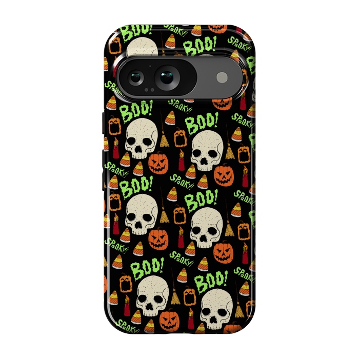 Pixel 9 StrongFit Halloween pattern by Steve Wade (Swade)