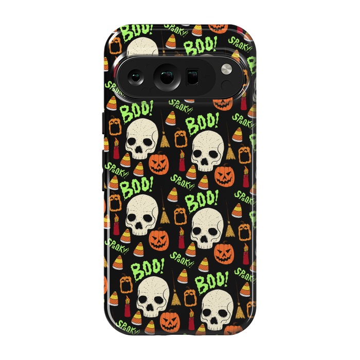 Pixel 9 pro StrongFit Halloween pattern by Steve Wade (Swade)