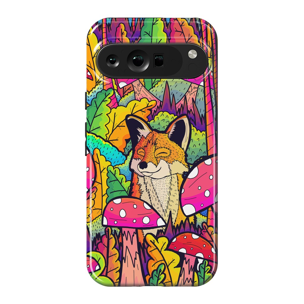 Pixel 9 Pro XL StrongFit The happy little fox by Steve Wade (Swade)