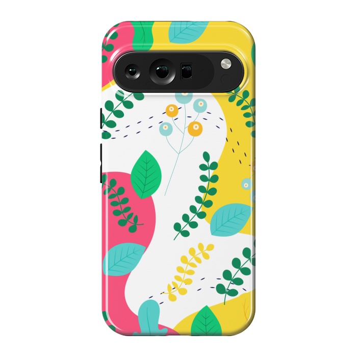 Pixel 9 Pro XL StrongFit ABSTRACT FLORAL PATTERN 3  by MALLIKA