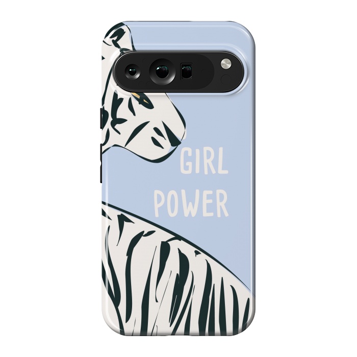 Pixel 9 Pro XL StrongFit Girl Power, blue by Jelena Obradovic