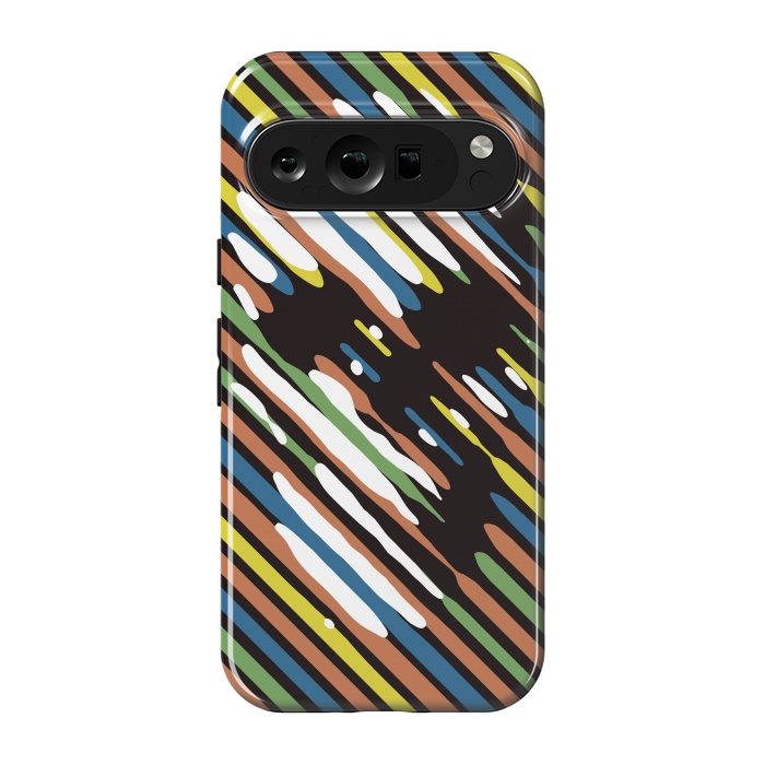 Pixel 9 pro StrongFit Stripe Skull by Ali Gulec