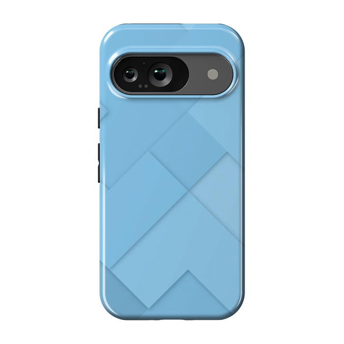 Pixel 9 StrongFit blue shade blocks  by MALLIKA