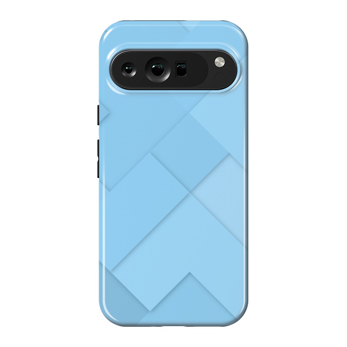 Pixel 9 Pro XL StrongFit blue shade blocks  by MALLIKA