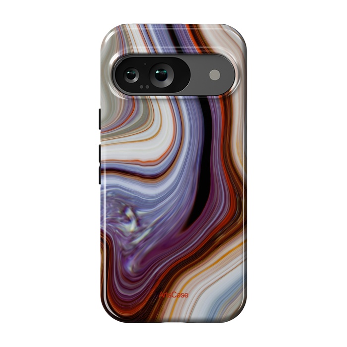 Pixel 9 StrongFit Brown Marble Pattern by ArtsCase