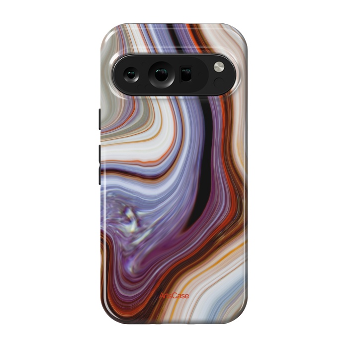 Pixel 9 pro StrongFit Brown Marble Pattern by ArtsCase