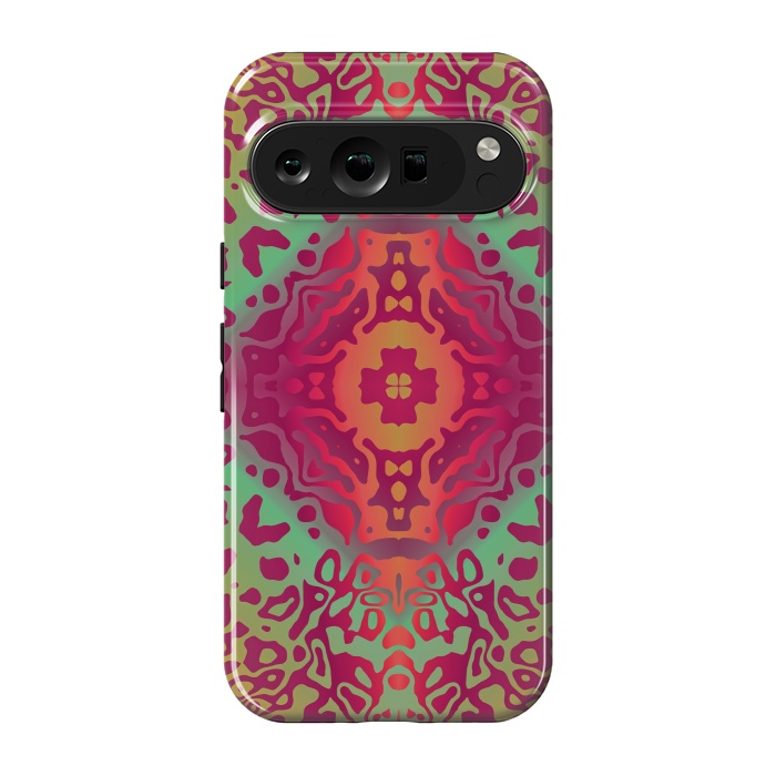 Pixel 9 pro StrongFit Colorful Mandalas by ArtsCase