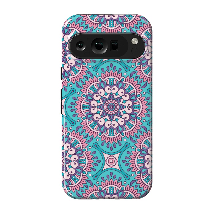 Pixel 9 pro StrongFit Oriental Mandala Pattern by ArtsCase