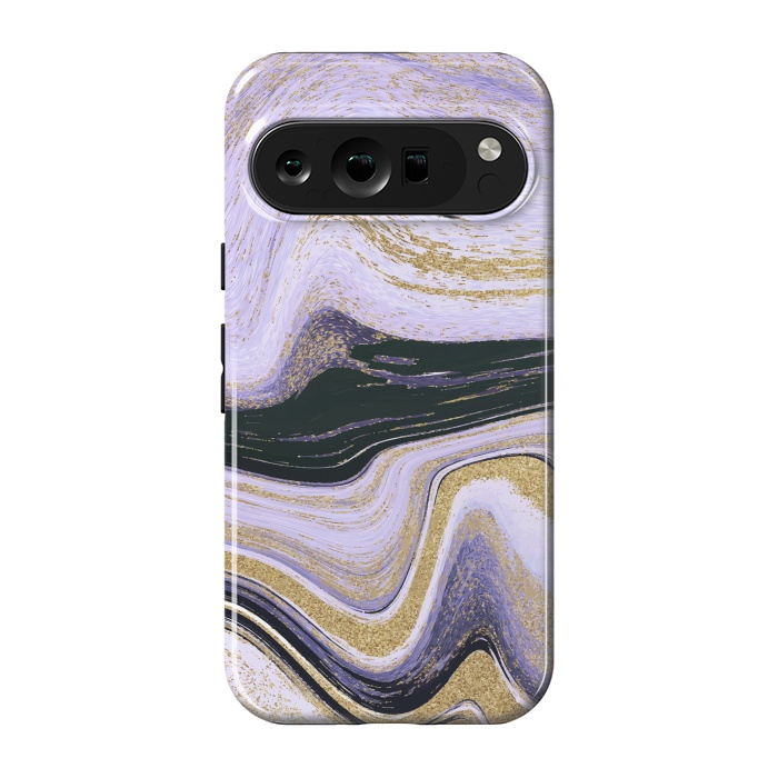 Pixel 9 pro StrongFit Ink Painting Abstract Pattern by ArtsCase