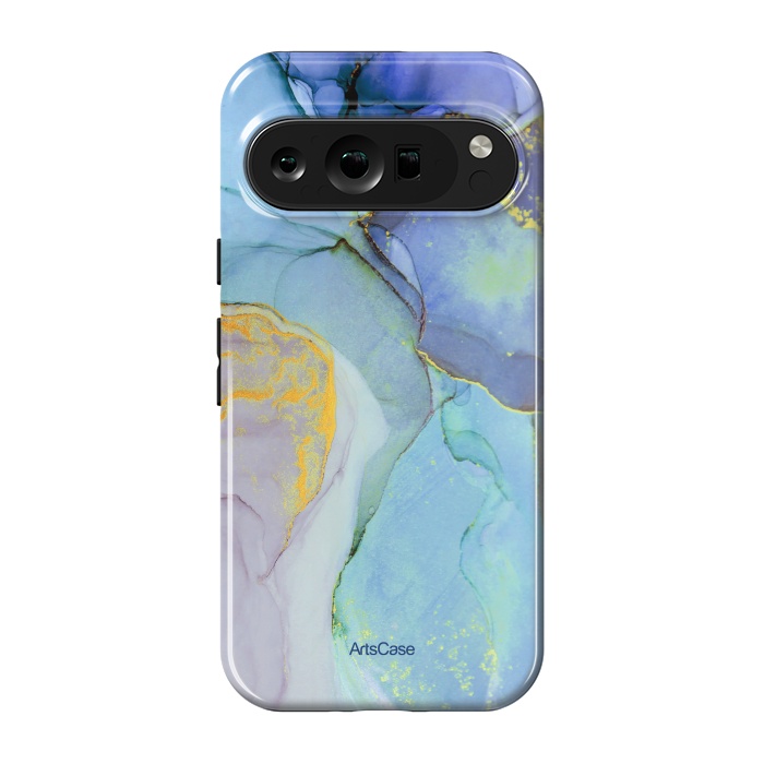 Pixel 9 pro StrongFit Ink Paint Abstract Marble by ArtsCase