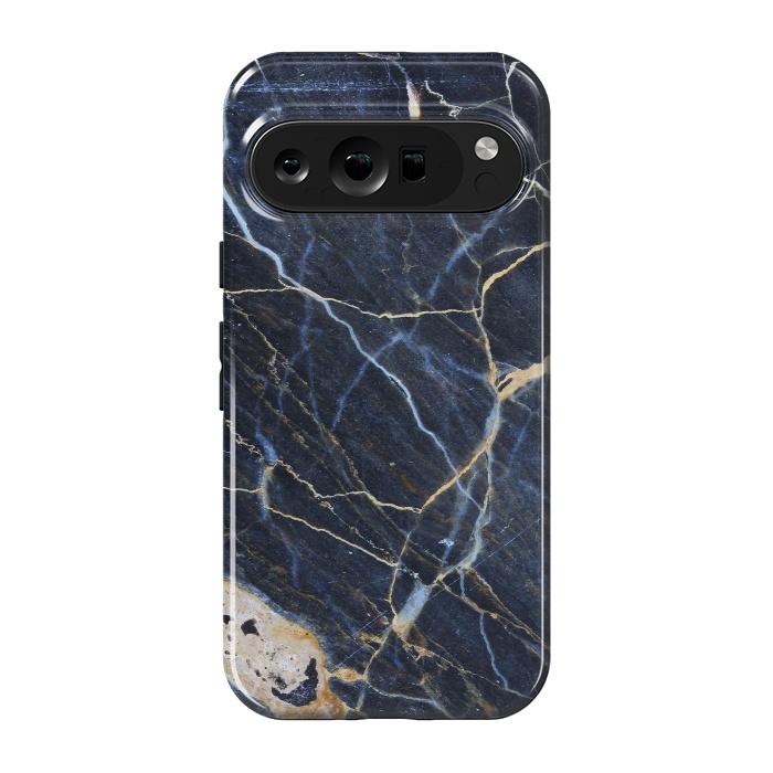 Pixel 9 pro StrongFit Structure Marble of Dark Gray Blue by ArtsCase