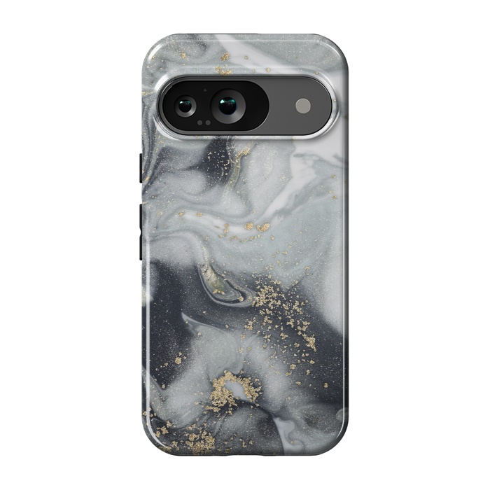 Pixel 9 StrongFit Style Incorporates the Swirls of Marble by ArtsCase