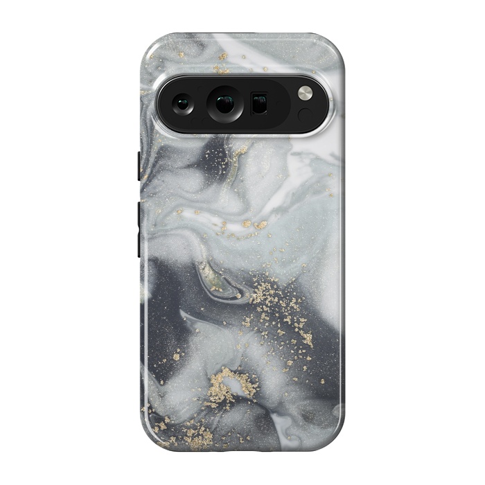 Pixel 9 pro StrongFit Style Incorporates the Swirls of Marble by ArtsCase